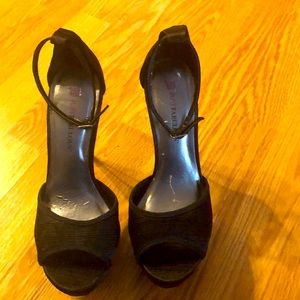 Fun black high heel